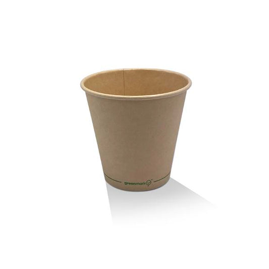 PAC Trading ABC8S90 - 8oz Aqueous Coated Bamboo SW Cup/One -lid -Fits -All 1000pc/ctn