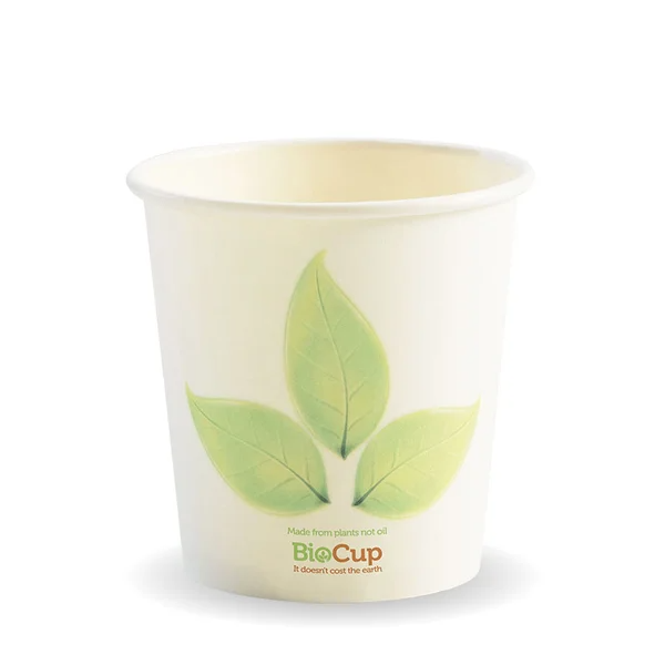 BioPak BC-4 - 120ml Leaf Single Wall Hot Cup