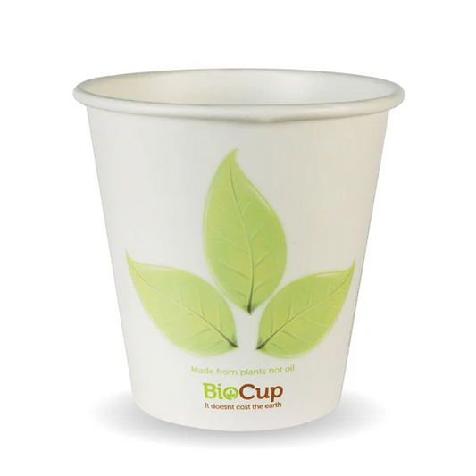 BioPak BC-6 - 230ml Leaf Single Wall Hot Cup