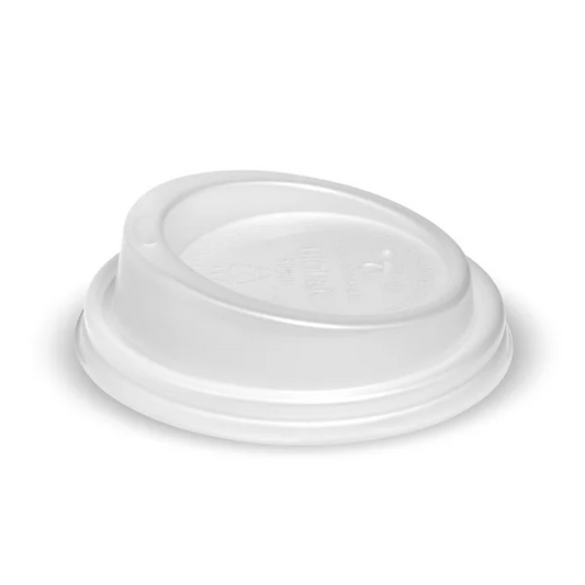 BioPak BCL-8PLA-C - 80mm Small Clear PLA Hot Cup Lid